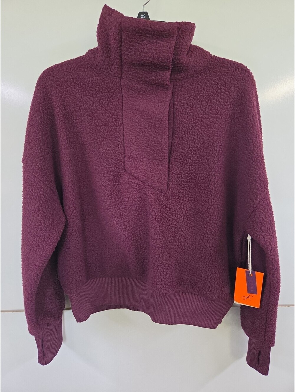 Women's Freely Tracy Pullover Sweater Winetasting Red Size XS